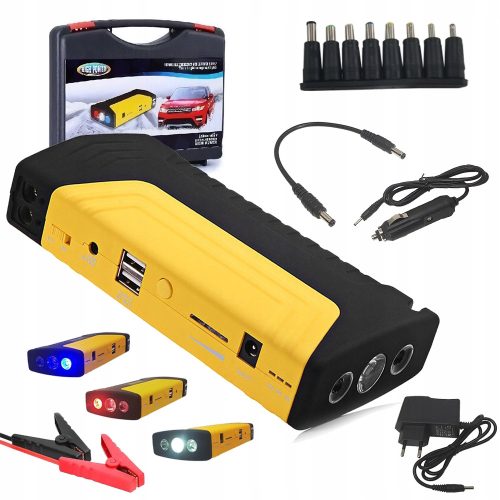  AUTO BOOSTER STARTEN POWERBANK FACKEL SICHERHEITSHAMMER 16800 MAH