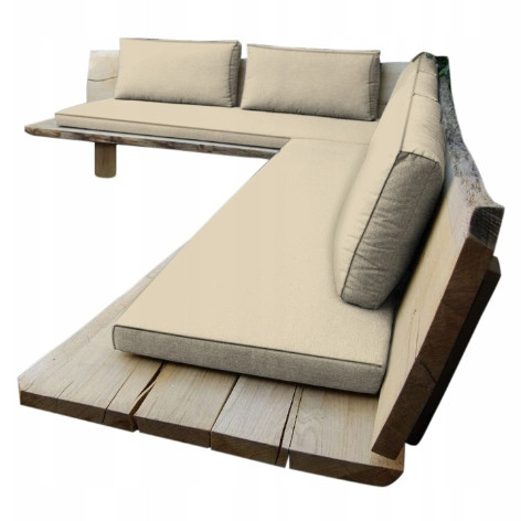  KISSEN MATRATZENMÖBEL AUS PALETTEN 60X80 CREME