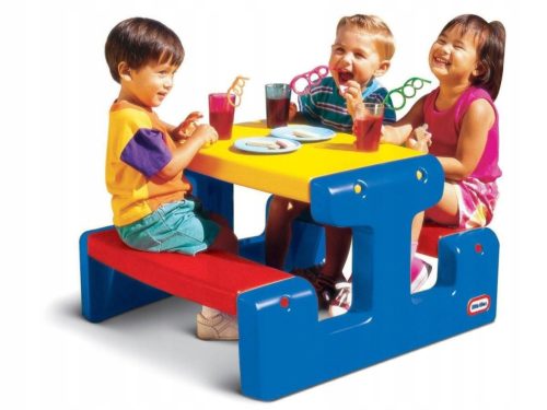 Little Tikes Picknicktisch, Blau, 4 Sitzplätze 4795 SPIELPLATZTISCH