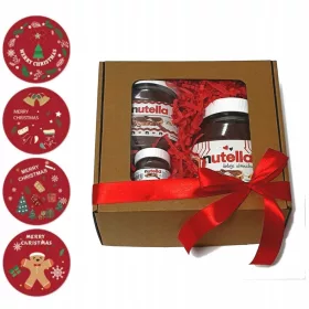    SET SÜSSIGKEITEN SÜßES GESCHENK NUTELLA XXL ZU WEIHNACHTEN UNTER DEM WEIHNACHTSBAUM + GRATIS