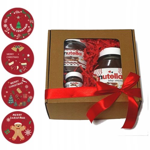  SET SÜSSIGKEITEN SÜßES GESCHENK NUTELLA XXL ZU WEIHNACHTEN UNTER DEM WEIHNACHTSBAUM + GRATIS
