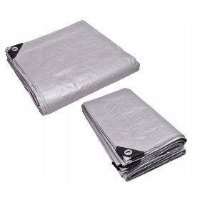   Vielseitige und robuste Abdeckplane, 120g/m², silber, UV- und reißfest