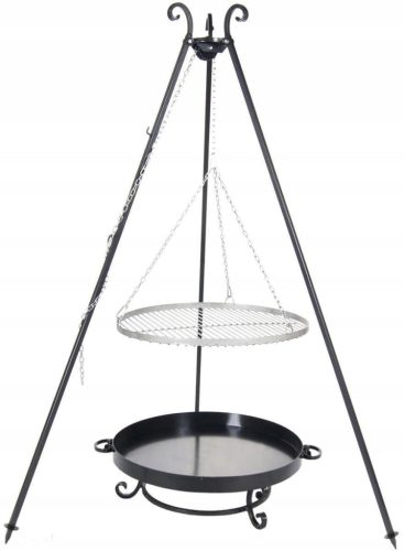  GARTENGRILL DREIBEINIG GITTER + FEUERSTELLE 60cm