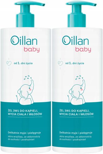 Oillan Baby 3-in-1 Körper- und Haarwaschgel, 750ml - sanfte Pflege