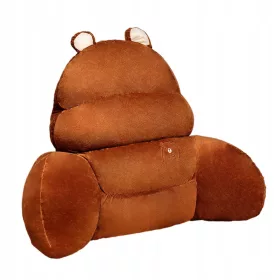    Rückenkissen. Bequemer, waschbarer Bezug. Plüsch-Rückenkissen