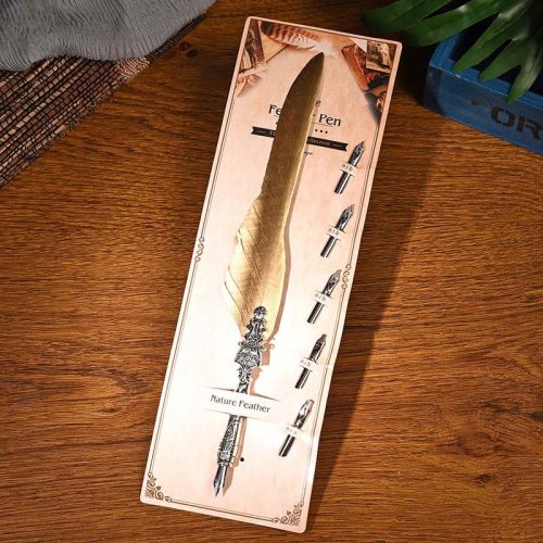  BNB Silberner Federstift, Metall, 5-teiliges Spitzenset