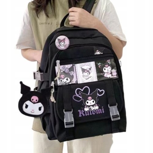  Kuromi A4 Kinder-Jugend-Schulrucksack