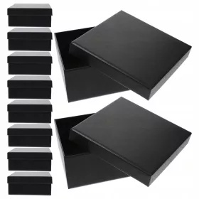  QUADRATISCHE GESCHENKBOXEN, GÜRTELVERPACKUNG, LEER