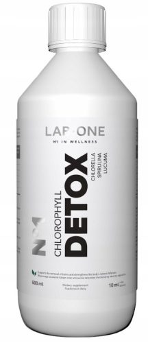 Lab One N°1 Chlorophyll DETOX - Natürlicher Schutz mit Chlorella & Spirulina, 500 ml