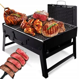  TRAGBARER FALTBARER TOURISTENGRILLKOFFER 43cm