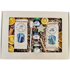  Weihnachtsgeschenkset Weihnachtsgeschenkkorbset Honigteeset