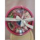  ROSA, kleine Geschenkbox, SÜßIGKEITEN, FIGUREN, BADESTIEFEL