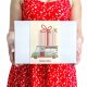  SANTA'S GIFT WEIHNACHTSBECHER MIT KAFFEEGESCHMACK, TEE, SCHOKOLADE, LOLLID