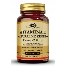   Solgar Vitamin E 200 IU - Hochbioverfügbares Antioxidans, 50 Kapseln