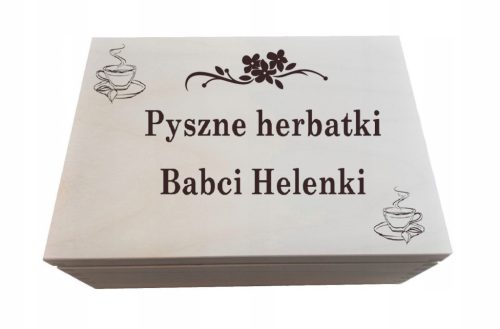  Schachtel mit Tee und Honig, Geburtstag/Namenstag, Hochzeit