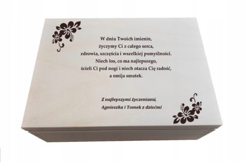  Teehalter mit Gravur für Namenstag, Geburtstag, Hochzeit, Jubiläum