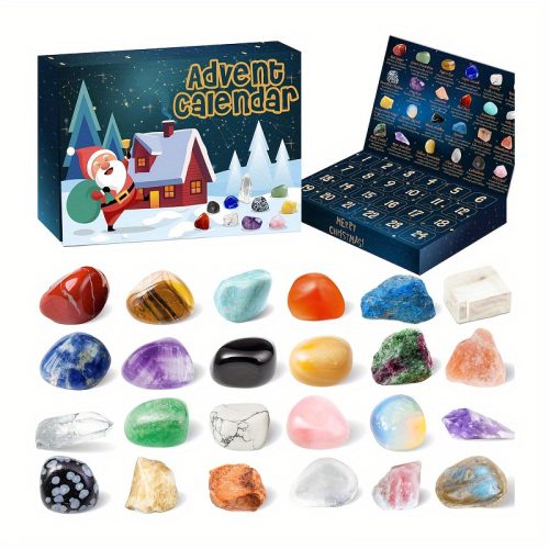  Adventskalender 2024 - 24 Eine einzigartige Sammlung von Edelsteinen und Mineralien