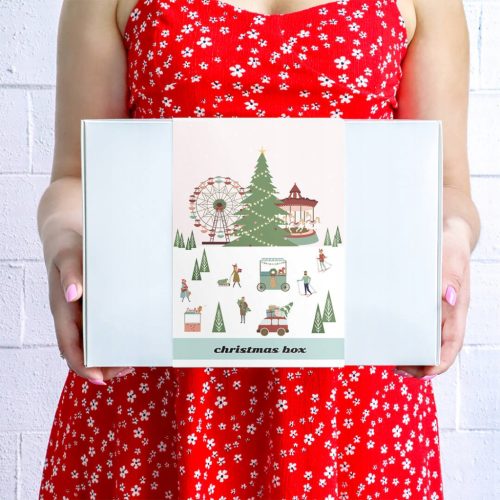  SANTAS WEIHNACHTSGESCHENK, aromatisierter Kaffee, Premium-Teebecher, Sojakerze