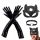  MASKE FRAU KATZE KATZE FRAU KRAGEN, HANDSCHUHE CATWOMAN OUTFIT