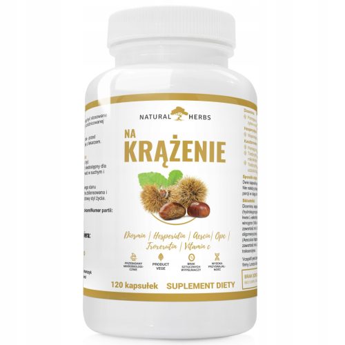 Kapseln für die Venengesundheit mit Diosmin und Rosskastanienextrakt - NATURAL HERBS