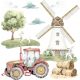 Großformatige Kinderzimmer-Wandsticker von OSOMHOME® – Gestaltet & Hergestellt in Polen