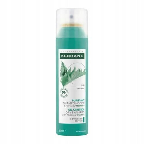 Klorane Trockenshampoo mit Brennnessel für fettiges Haar - Sofortige Frische und Volumen