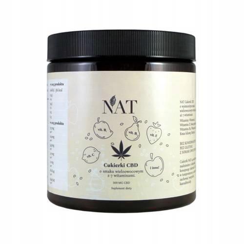  CBD Nat Hanfbonbons mit Multifruchtgeschmack 300 g