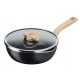 TEFAL Unlimited 24 cm: Hochwertige, tiefe Bratpfanne mit Deckel und Titan-Beschichtung
