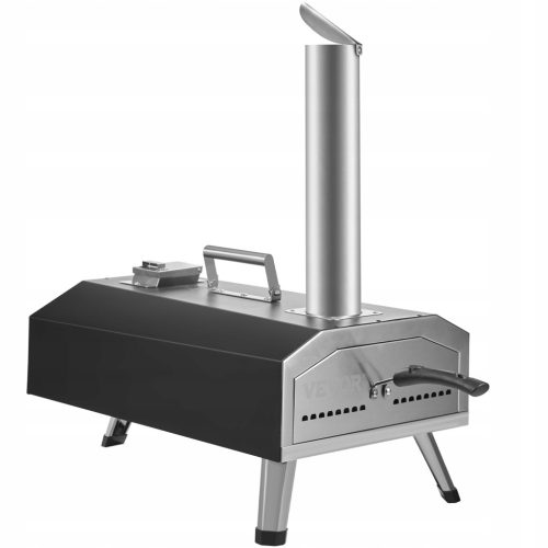  VEVOR 304,8 mm tragbarer Gas- und Holzpizzaofen für den Außenbereich