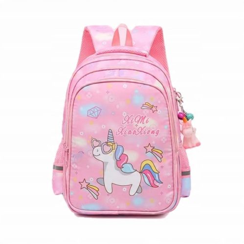 Schulrucksack für Mädchen, Wasserdicht aus Nylon, Unicorn Design