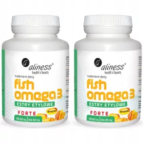   Aliness Fish Omega-3 Forte in Ethylester-Form - Hochkonzentrierte Kapseln