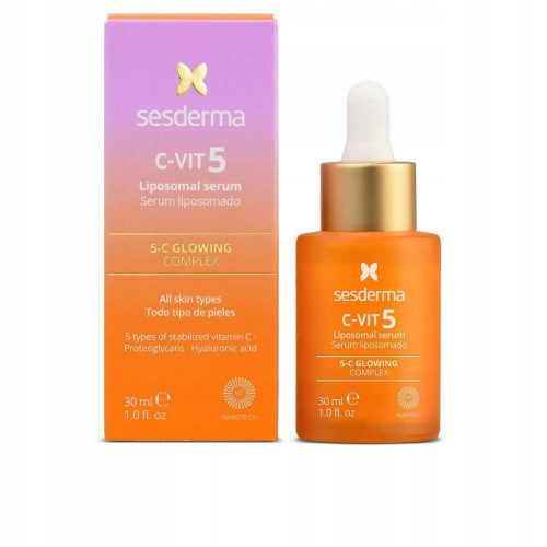 Sesderma C-Vit 5 Liposomales Serum - Anti-Aging Gesichtsserum mit Vitamin C 30ml