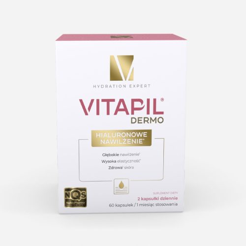 VITAPIL DERMO - Hyaluronsäure Kapseln für Hautfeuchtigkeit und Elastizität