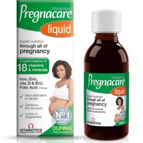   Pregnacare Flüssigvitamine für Schwangere – Nährstoffunterstützung von Vitabiotics