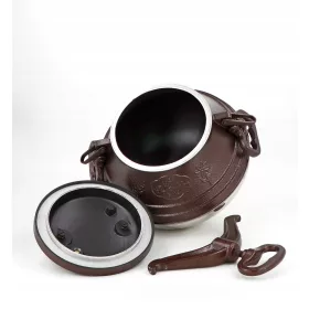    Afghanischer Kessel 15l Zweifarbig mit Antihaftbeschichtung (11,8l) Rashko