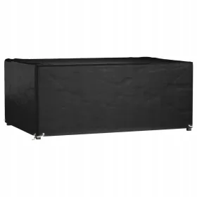   PE Gartenmöbelabdeckung 180x122x75 schwarz, UV- und wasserbeständig