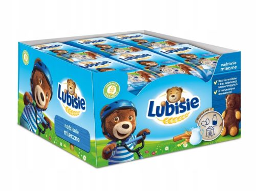 Lubisie Kekse mit Milchfüllung - 24 Stück à 30g, ohne Konservierungsstoffe