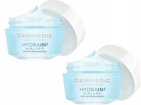 Dermedic Hydrain3 Hialuro Gesichtscreme-Gel 50ml, 2er Pack