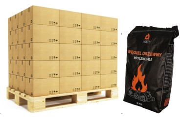 HOLZKOHLE FÜR GRILL ECO 10 KG 5 X 2 KG GROSSE STÜCKE