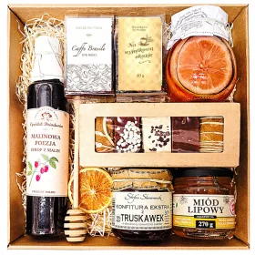   Exklusives Geschenkkorb Set "Spichlerz Zdrowia" - Gesund & Natürlich