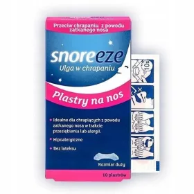  Snoreeze, große Nasenstreifen, SNORE, 10 Stück