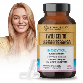   Inozytol 650 mg – Unterstützt Hormonhaushalt und Wohlbefinden, 60 Kapseln