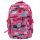 Schulrucksack mit 3 Fächern und Schäfchenmotiv für Mädchen Klasse 1-3