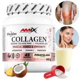   Viscofan® Amix Kollagen – Unterstützung für Gelenke, Haut, Haar & Nägel in vier Geschmacksrichtungen