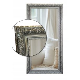    Spiegel im stilvollen Dekorahmen Champagner 100x70 feuchtigkeitsbeständig u21