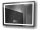  Spiegel in einem GOLDENEN Holzrahmen dick 9cm ART DECO 140x70 Schachbrett