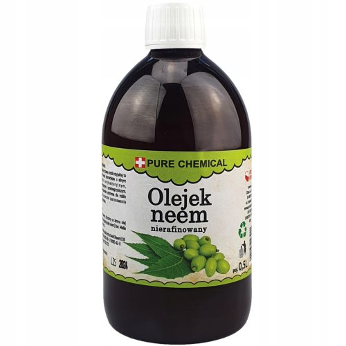 100% naturreines, kaltgepresstes Neemöl von Pure Chemical™ | 500ml für Haut, Haar und Pflanzen