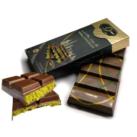   Exquisite Crunchy Pistazien Kunafa Dubai Premium Schokolade 160g