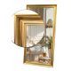  Exklusiver Spiegel im STYLISH GOLD Rahmen 140x60 feuchtigkeitsbeständig u37