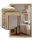  Exklusiver Spiegel in einem STYLISH GOLD Holzrahmen 150x70 d2